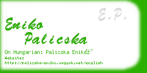 eniko palicska business card